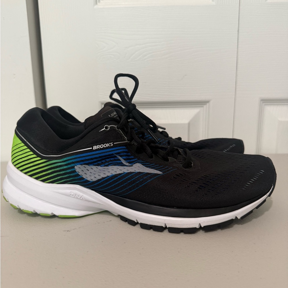 Brooks Launch 5 Men's Running Black, Blue, Green 1102781D016, Size 11.5